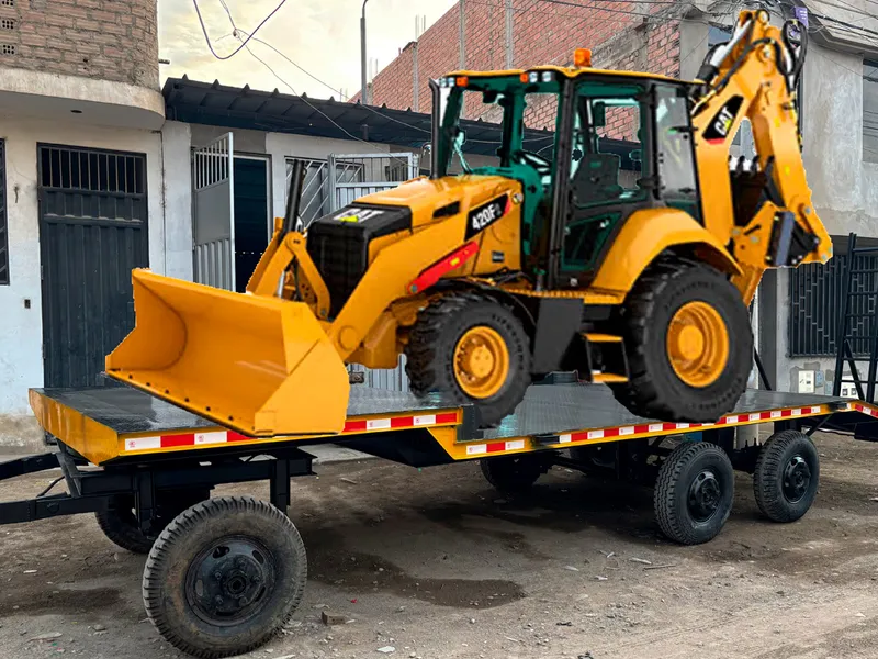 Remolque para retroexcavadora