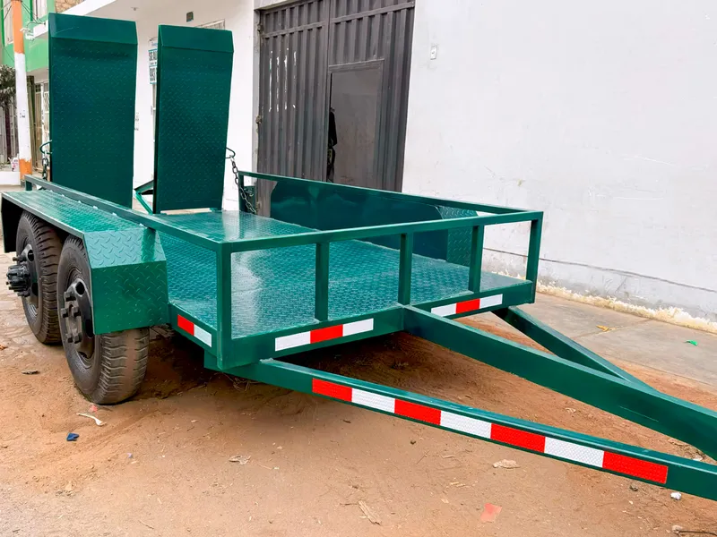 Remolque para elevador tijera