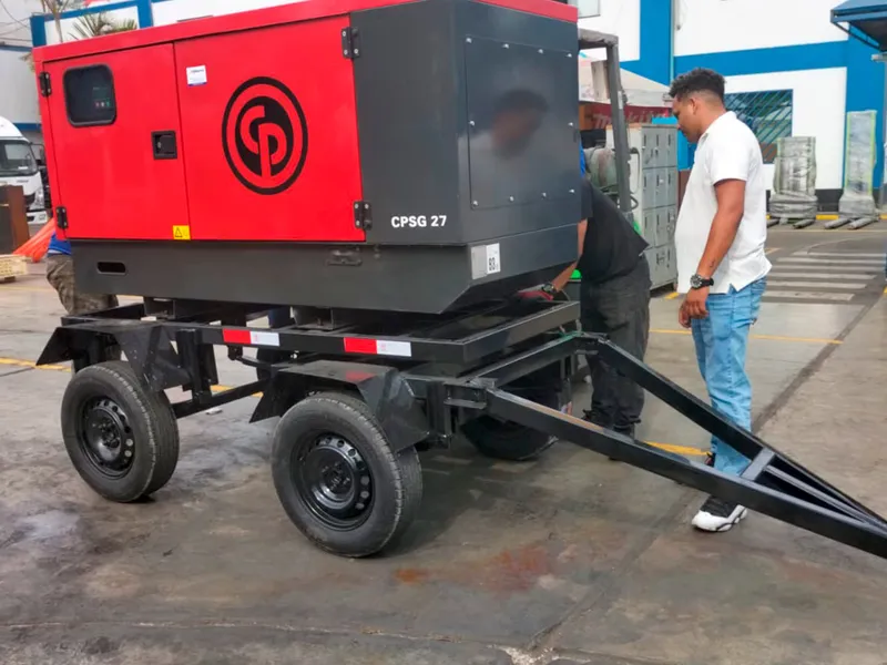 Remolque con tornamesa